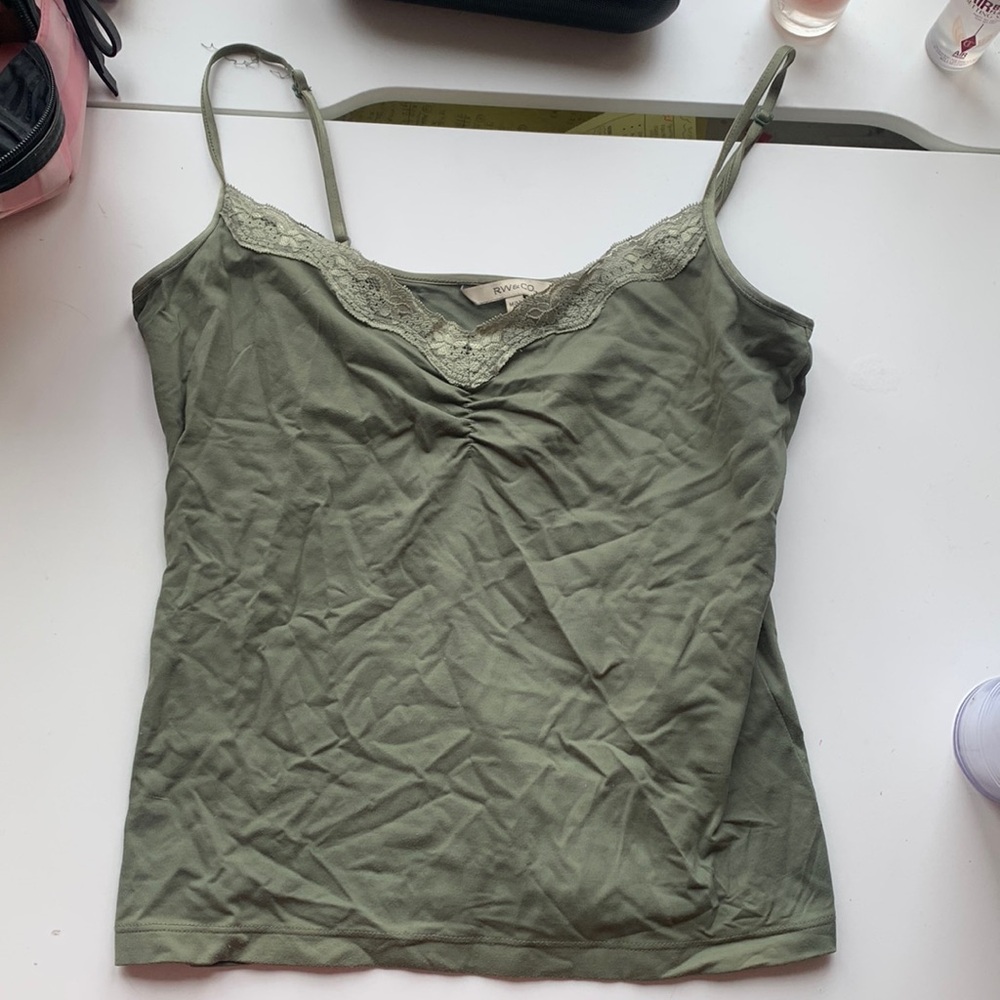 Cute green fairy lace cami